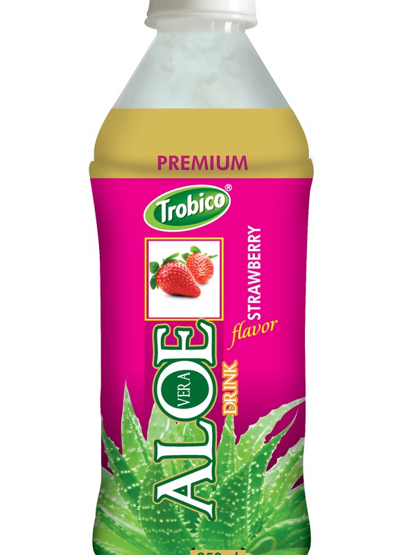 548 Trobico Aloe vera strawberry flavor pet bottle 350ml